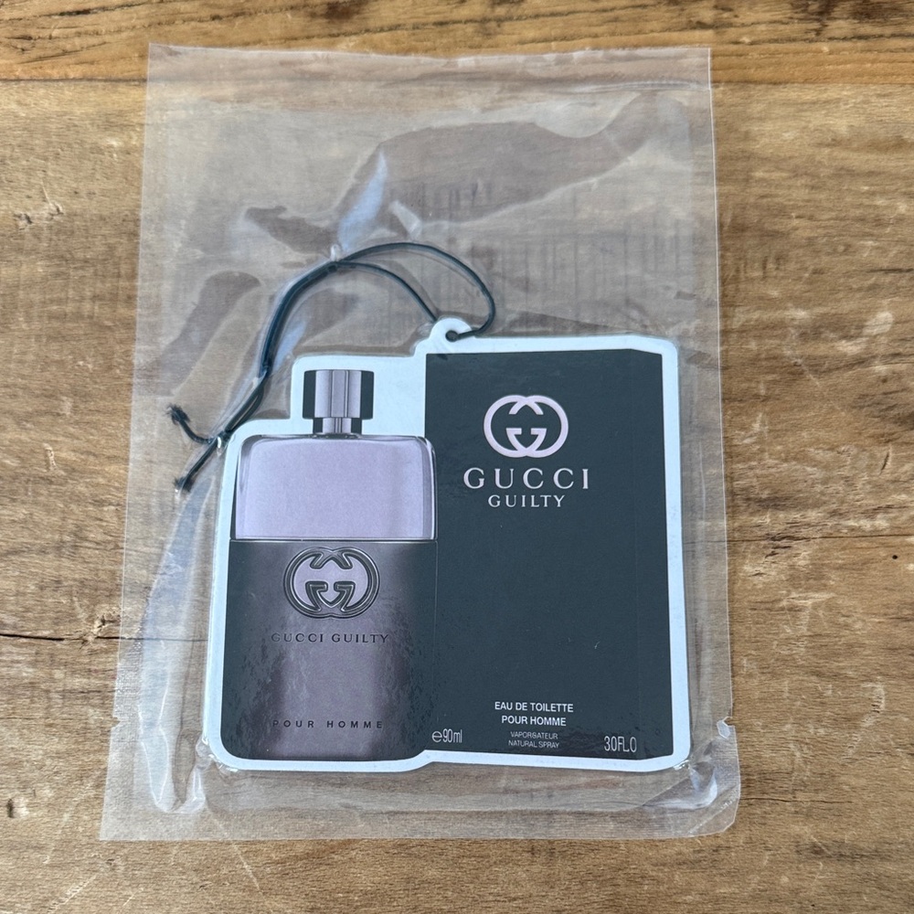 NEW Luxury GUCCI Guilty Cologne Car Air Freshener  Freshie Odor Eliminator 🔥